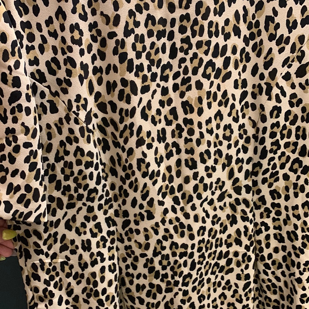 Vintage Leopard Print Pastel Collared Tie Front Romper: 10y – Yellow Clover  Vintage Kids Clothes