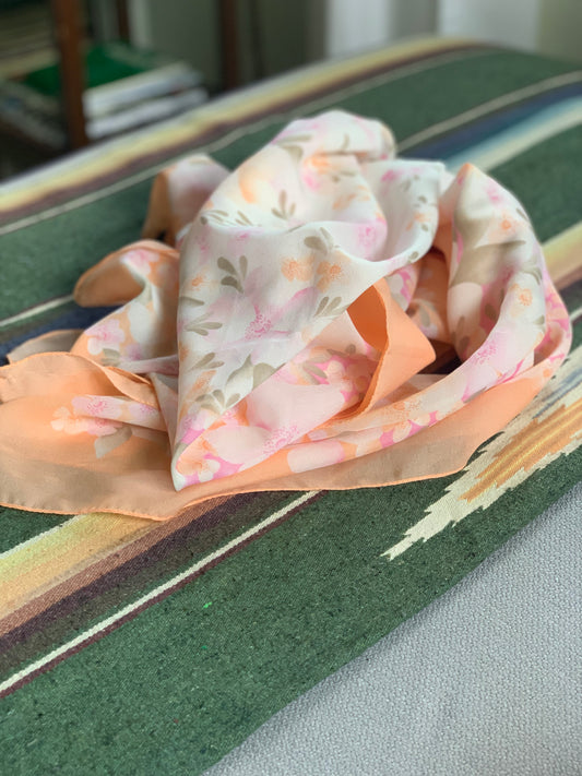 Large Peach Scarf