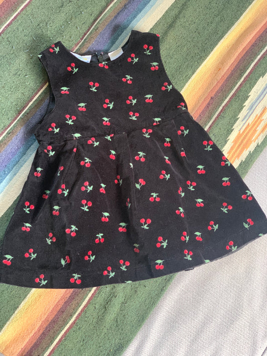 Vintage Childrens Cherry Dress